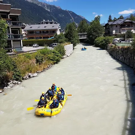公寓 Vue Montblanc Magique En Centre-ville Avec Parking *