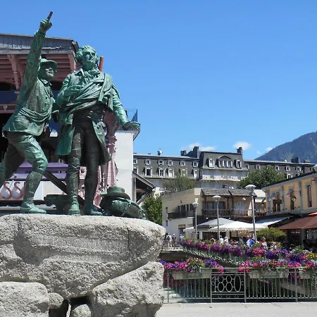 公寓 Vue Montblanc Magique En Centre-ville Avec Parking *