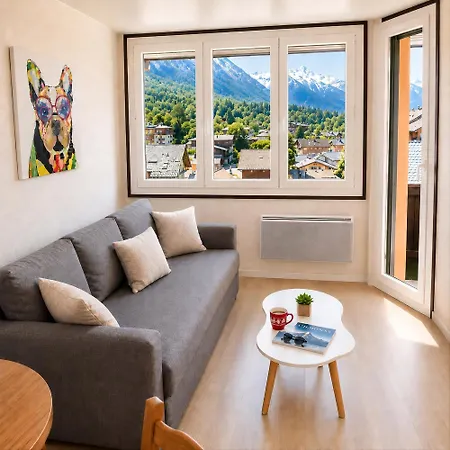 Le Chamois 5e Balcon Panoramique Montblanc Avec Parking Gratuit Apartman